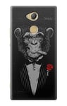 Innovedesire Funny Gangster Mafia Monkey Case Cover For Sony Xperia XA2 Ultra