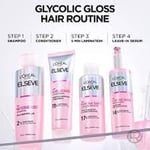 FULL SET 4X L'Oreal Elvive Glycolic Gloss - shampoo conditioner serum lamination