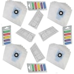 20 x Vacuum Cleaner G Type Cloth Dust Bags & Filter For Bosch Hoover Bag + Fresh