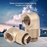 90° Elbow G1/4 Thread TUBE Brass Fitting For PC Computer Water Cooler System TOG
