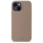 Holdit iPhone 15 Silicone Case, Mocha Brown