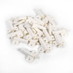 20-pack dörrbroms (vit) dörrskåp lådbroms mjuka buffertar dämpning tyst