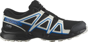Salomon Junior Speedcross Waterproof Black/vanilla Ice/french Blue, 32