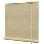 vidaXL Rullgardin i bambu 120 x 160 cm natur 241322