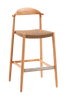 Kave Home Barstol Nina, sitthöjd 76 cm Beige 54
