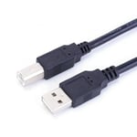 1m USB PRINTER CABLE LEAD WIRE A TO B FOR HP EPSON CANON SCANNER FAST UK