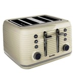 Breville Zen 4 Slice Toaster in Cream White & Chrome - Brand New