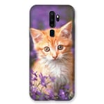 Coque pour Oppo A9 (2020) Chat Violet