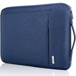Landici 360 Protective Laptop Sleeve Case 11 11.6 12 Inch, Tablet Cover Bag Compatible with IPad Pro 12.9 2021, Surface Pro 7 8/Laptop Go 2 3, MacBook Air 11, Acer Hp Samsung Chromebook 3/4, Blue