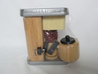 Cicada Wooden Toy Coffee Machine/ Maker with Beans, Pot, and Diagram *New in Box