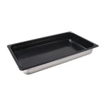 Vogue Heavy Duty Stainless Steel Non Stick 1/1 Gastronorm Tray 40mm