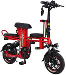 PARTAS Sightseeing/Commuting Tool - Folding Electric Bike Portable And Easy To Store 14 Inches 150kg Load 30km/h High Power Motor Disc Brakes Lithium Battery With LCD Speed Display