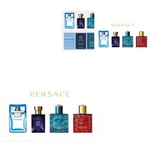 Versace Men's fragrances Man Eau Fraîche Gift set 5 ml + Dylan Blue Eros Flame