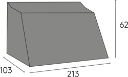 Kungshult möbelskydd 3-sits soffa