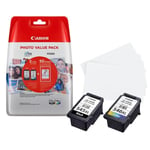 Canon PG545XL Black & CL546XL Colour Photo Value Pack For PIXMA MG3050 Printer