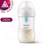 Philips Avent Natural Response Baby Bottle│with Medium Flow│Star Pattern│260ml