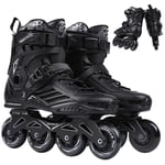 XJBHD Inline Skates for Adult Single Row Roller Blades Professional Inline Speed Skating Shoes Carbon Fiber Beginner Sports Outdoors Fitness for Men and Women Roller Skates 41