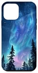 iPhone 12 mini Starlit Lights North Lights Space Case
