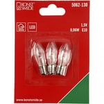 Creativ LED-Lampa - E10 0,06 W 1,5 V 3 st