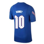 2020-2021 England Training Football Soccer T-Shirt (Blue) (Wayne Rooney 10)