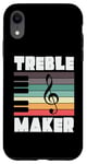 Coque pour iPhone XR Treble Maker Fun Music Note Pianiste Musicien Piano Player