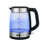 ANSIO Electric Kettle 2200W 1.7L Cordless, Glass Kettle with Auto Shut Off & Boil Dry Protection,Otter Controller