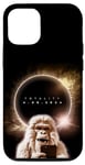 Coque pour iPhone 14 Pro Yeti take Selfie with Solar Eclipse - Solar Eclipse 2024