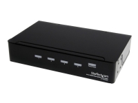 StarTech.com HDMI Splitter 1 In 4 Out - 1080p - 4 Port -Mounting Brackets - 1.3 Audio - HDMI Multi Port - HDMI Audio Splitter (ST124HDMI2) - Linjedelare för video - 4 x HDMI + 4 x ljud - skrivbordsmodell - för P/N: SVA12M2NEUA, SVA12M5NA