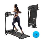 Fitness Bluetooth Motorised Folding Treadmill Walking Running Machine LED Displa