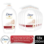 Dove Moisturising Hand Wash Nourishing Silk for Silky & Soft Hands 250ml, 18 Pk