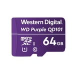 Western Digital WD Purple SC QD101 64 GB MicroSDXC Klass 10 WDD064G1P0C