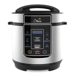 Pressure King Pro 8-in-1 Electric Pressure Cooker 3L, 700W Chrome Multicooker