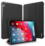DUX DUCIS Domo Tablet Cover med flera vinklar och smart sovfunktion för Apple iPad Pro 12.9 2018 - Svart