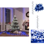 Julbelysning - Living Kompakt ljusslinga med 1000 LED blå 25 m PVC