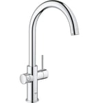 Grohe Red Duo Chrome 3in1 Boiling Hot Kitchen Sink Mixer Tap & Boiler 30058001