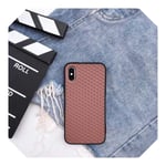 New Street Waffle brand Soft silicon cover case for iphone 5 SE 6 6S plus 7 8 8plus X XS XR MAX 11 Pro Grid pattern phone coque-D-for iphone 11Pro