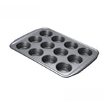 Circulon Momentum Muffin Tray Large Non Stick Tin Kitchen Bakeware - 12 Holes