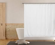 Home Maison Shower Curtain, White, 70x72