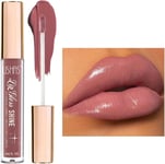 Plumping Lip Gloss, Lifter Nude Lipgloss Lipsticks Long Lasting Light Pink Coral