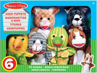 Melissa & Doug Pet Buddies Animal Hand Puppets 6 Pack Set New Kids Xmas Toy 2+