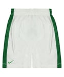 Nike Dri-Fit Supreme Basketball Shorts White Womens Stretch Bottoms 119803 105 - Size X-Small