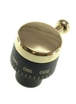 Gold Oven Cooker Temperature Control Knob Switch for Rangemaster 90 110 Classic
