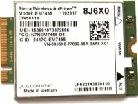 Dell Wireless 5811e - Kit - trådlöst mobilmodem - 4G LTE Advanced - för Dell 75XX, 77XX Latitude 3490, 3590, 5290, 54XX, 55XX, 7290, 73XX, 7490