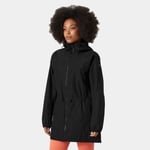 Helly Hansen Essence Halvlang Regnkåpe Dame Svart Xs