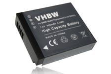 vhbw Li-Ion batterie 600mAh (7.2V) pour appareil photo DSLR Panasonic Lumix DMC-GM5 remplace DMW-BLH7, DMW-BLH7E, DMW-BLH7PP