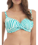 Fantasie Womens La Chiva Full Cup Bikini Top - Blue Nylon - Size 32FF