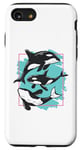 Coque pour iPhone SE (2020) / 7 / 8 Motif Save The Ocean Orca Whale Sea Life Friends pour femme