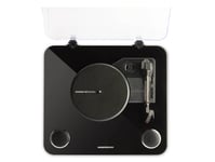 Energy Sistem Blackspin, Remdriven Skivtallrik, Svart, Transparent, 33,45,78 Rpm, Microsd (Transflash), Sd, Rak Tonarm, A2dp, Avrcp, Hsp