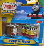 Fisher Price Thomas & Friends Die- Cast Toby & Flora (Retired)