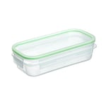 TATAY Boîte Alimentaire, Hermétique, Capacité de 0.75 L, Couvercle à pince, sans BPA, Passe au micro-ondes et au lave-vaisselle, Verte. Dimensions: 21,4 x 10,5 x 5,9 cm
